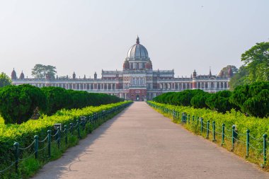 Cooch Behar Palace, also known as Rajbari, West Bengal, India  Iconic Heritage Architecture and Royal Landmark clipart