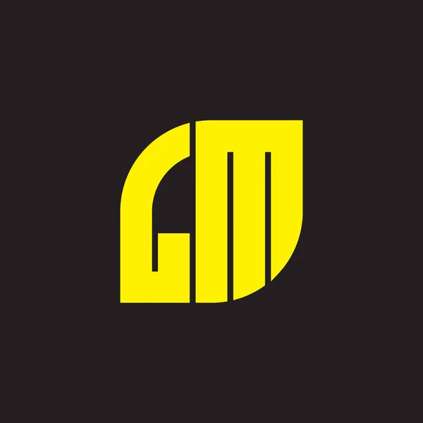 Alfabeto Letra Ícone Logotipo — Vetor de Stock