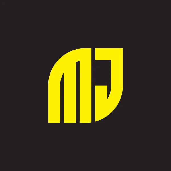 Alfabeto Letra Ícone Logotipo — Vetor de Stock