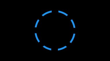 Siyah arkaplanda Neon Işığı Aç. Gece kulübü yanıp sönen neon işareti. Hareket Animasyonu. 4K Full HD ve HD görüntülerde kullanılabilir