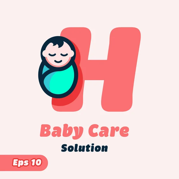 Alphabet Baby Care Logo — Stockvector