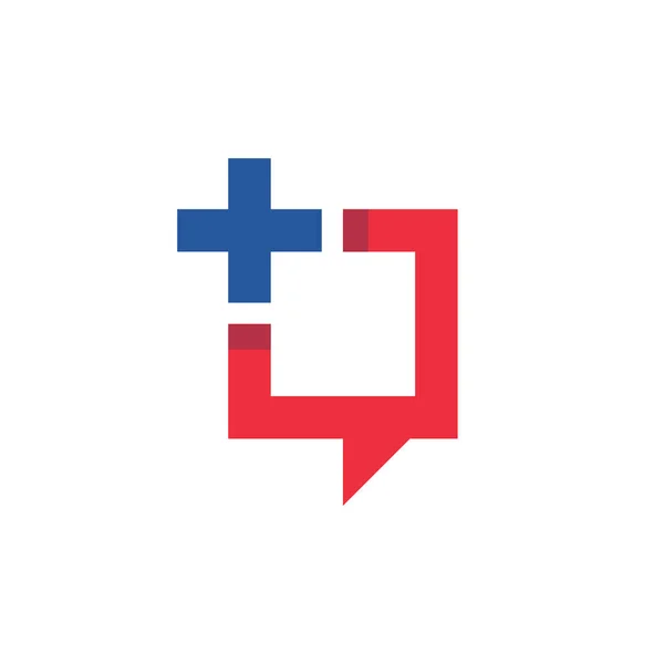 American Saludable Icono Chat Elemento Diseño Logotipo Puede Utilizar Para — Vector de stock