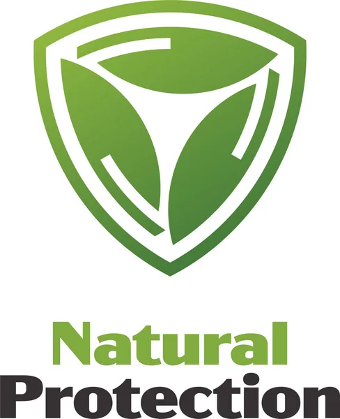 Ilustração Ícone Vetor Logotipo Energia Ecológica Logotipo Poder Natural Com — Vetor de Stock