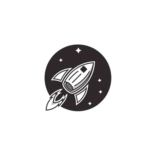 Space News Logo Konzept Symbol Symbol Oder Logo Vorlage Vektorillustration — Stockvektor