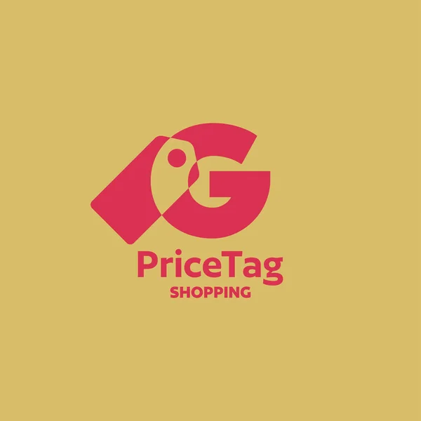 G harfi simgesi vektör fiyat logo şablonu tasarımı. Perakende, alışveriş, e-ticaret, çevrimiçi dükkan, web mağazası, iş tabelası