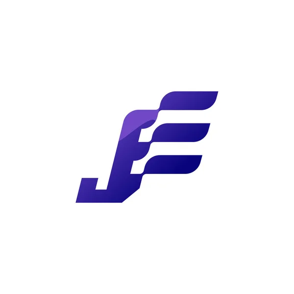 モダンで未来的な文字Jのロゴデザイン ビジネスや技術のロゴに適しています — ストックベクタ