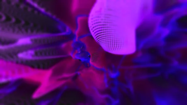 Płynny Kolor Fusion Niebieski Różowy Kolorowe Abstrakcyjne Tło Tapety — Zdjęcie stockowe