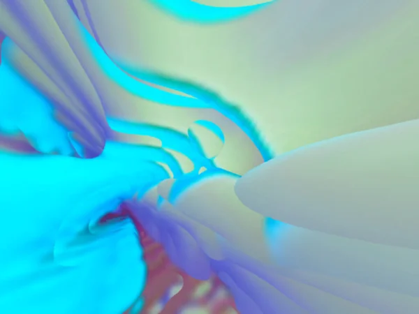 壁纸的液体色融合蓝托斯卡彩色抽象背景 — 图库照片