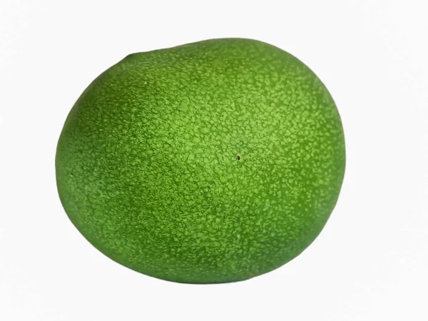 Świeże Zielone Mango Miód Izolowany Białym Tle Strzał Studio Idealny — Zdjęcie stockowe