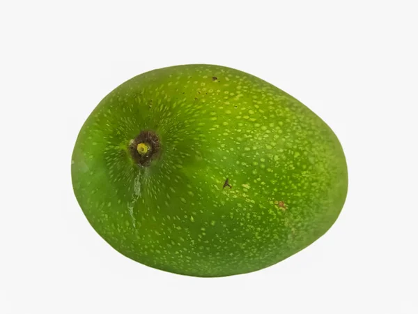 Frisch Grüner Mangohonig Isoliert Auf Weißem Hintergrund Aufgenommen Studio Perfekt — Stockfoto