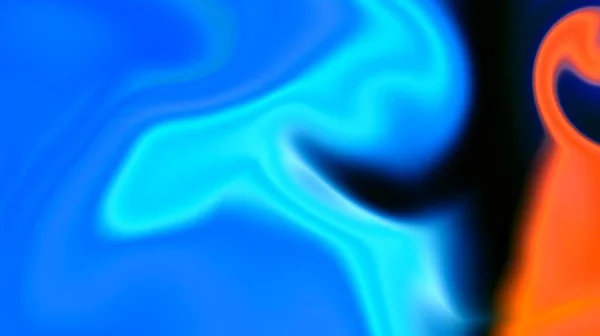 Niebieski Zielony Marmur Kolor Mieszanki Malarstwo Płyn Sztuki Idealny Tle — Zdjęcie stockowe
