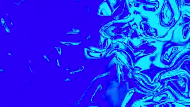 Темно Синій Зелений Рожевий Мармуровий Колір Рідинне Мистецтво Живопису Підходить — стокове відео