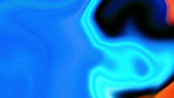 Темно Синій Зелений Рожевий Мармуровий Колір Рідинне Мистецтво Живопису Підходить — стокове відео