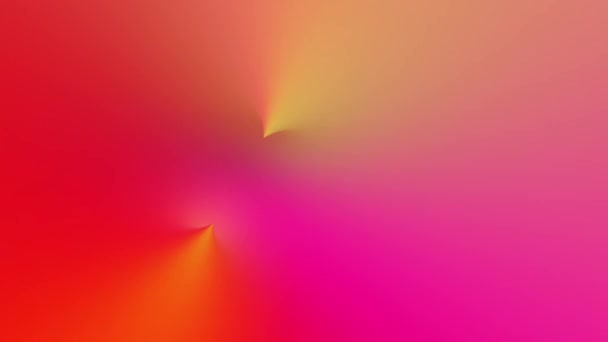 动画抽象双平滑的彩色梯度背景与流体风格的波动 适用于广告 — 图库视频影像