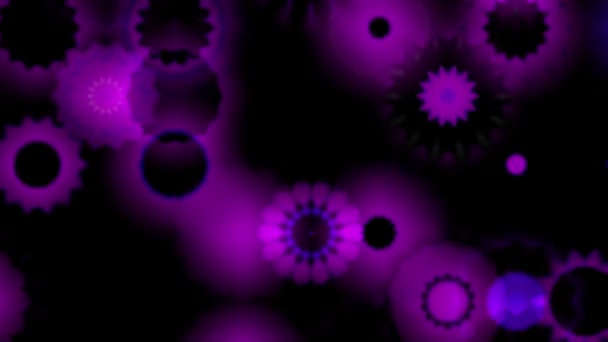 Animatie Abstracte Caleidoscoop Achtergrond Mooie Roze Kleurrijke Caleidoscoop Textuur Prachtig — Stockvideo