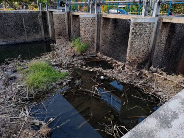 Çöplerle dolu nehir sulama barajlarının kritik sorununu belgeliyorum. Daha temiz su yolları hareketine katıl.