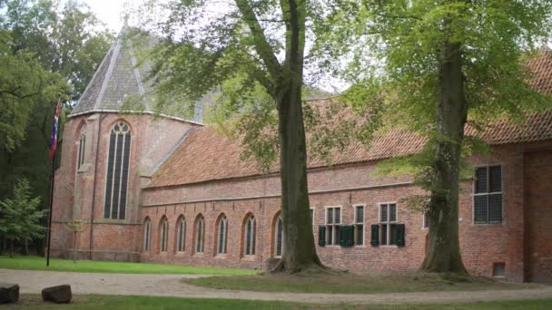 Ter Apel Ολλανδία 2020 Old Crosiers Monastery Ter Apel Historical — Αρχείο Βίντεο