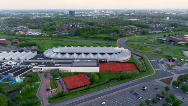Patinoire Orbite Centre Sportif Multifonction Kardinge Près City Groningen — Video