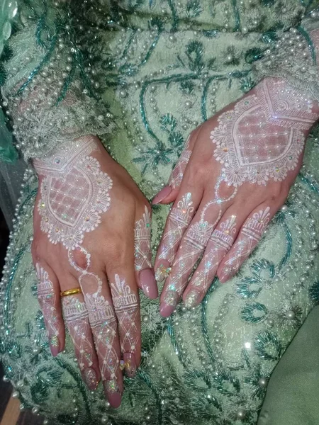 Hands Woman Veil — Stock Photo, Image
