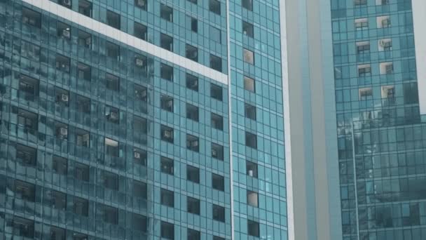 Moderm 건물의 추상적인 배경입니다 마천루 — 비디오