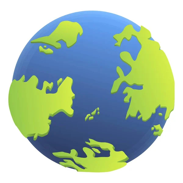 Planeta Terra Mapa Textura Globo Estilo Plano Vista Terra Espaço — Fotografia de Stock