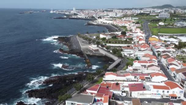 Imagens Paisagem Drone São Miguel Açores Imagens Alta Qualidade — Vídeo de Stock