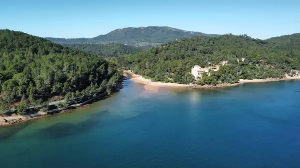 Stock image Aerial view of Serra da Arrabida. High quality photo in Portugal.