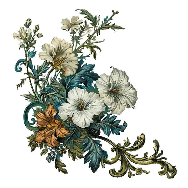 Vintage buket çiçek