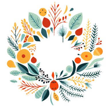 El çizimi vektör çiçek çizimi