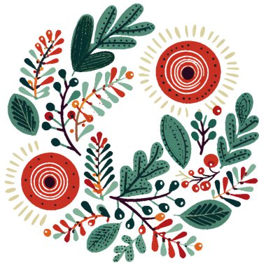 El çizimi bitkiler..