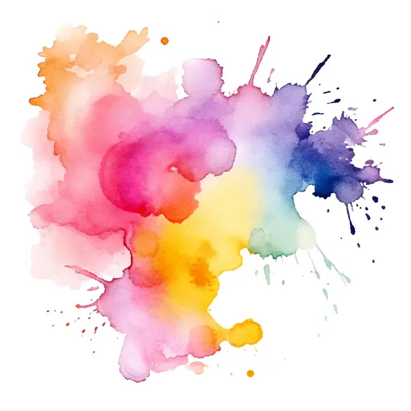 Vektör suluboya sıçraması. suluboya arkaplan.