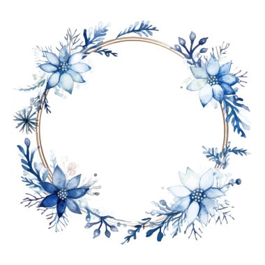 mavi ve beyaz çiçekler