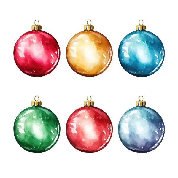 Suluboya Noel baloları seti