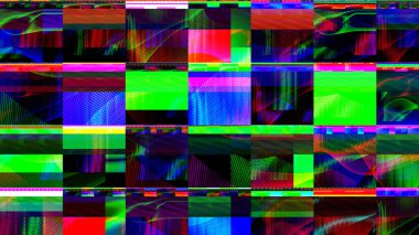 Canlı renkler, çarpık desenler ve dijital gürültü efektleriyle görsel açıdan çarpıcı bir sanat arkaplanı. Modern bir dokunuş için mükemmel. Tam olarak 150 karakter.