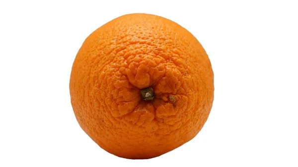 Vers Oranje Geïsoleerd Witte Achtergrond Cutout — Stockfoto