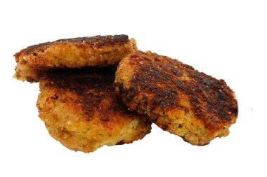 Fırında domuz pirzolası. Pişmiş et şeklinde..