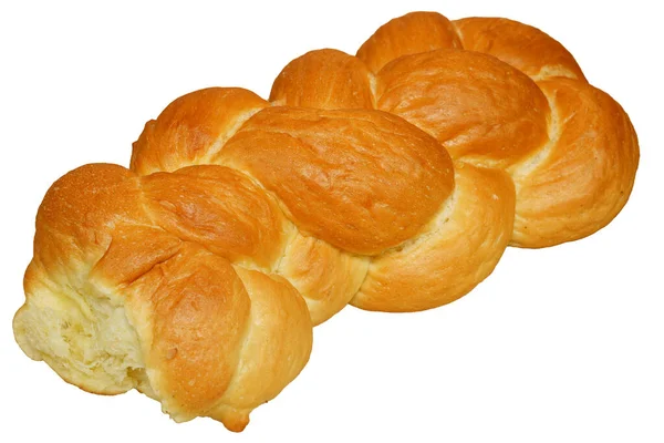 Σαλάχ Κουλούρι Χωρίς Φόντο Γλυκό Ψωμί Χαλάχ — Φωτογραφία Αρχείου
