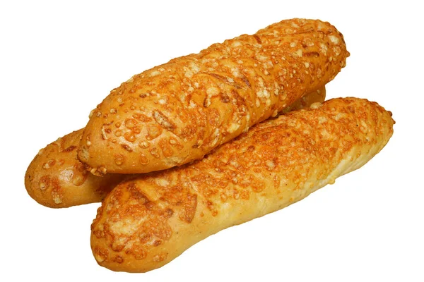 Cheese Bread Background Cheese Rolls — Stock Photo, Image