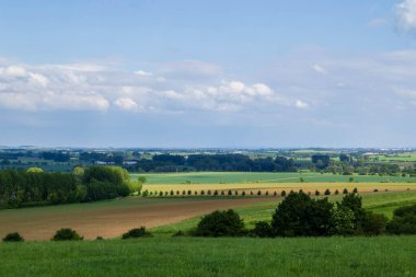  Orta Almanya 'daki Idyllic kırsal alanı