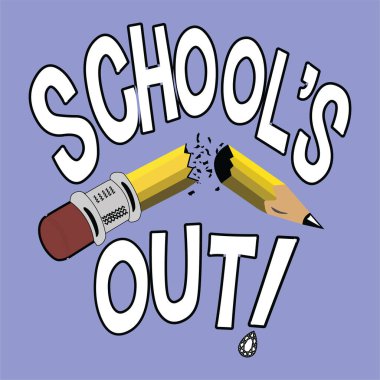 Kırık Kalem Vektör İllüstrasyonu, Grafik Vektörü ile okul dışı