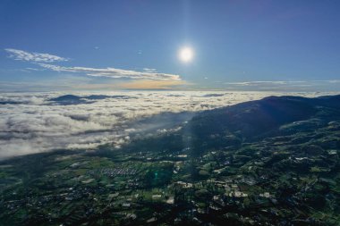 Alahan Panjang 'daki köy manzarası, Solok Regency, Batı Sumatra