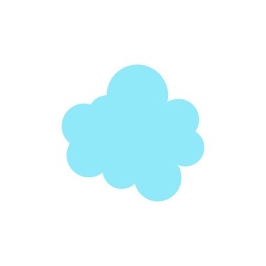 Cloud Icons in trendy flat style isolated. Cloud symbol for your web site design,