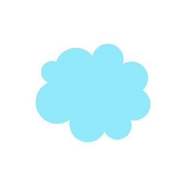 Cloud Icons in trendy flat style isolated. Cloud symbol for your web site design,