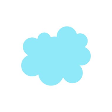 Cloud Icons in trendy flat style isolated. Cloud symbol for your web site design,