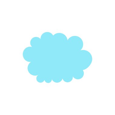 Cloud Icons in trendy flat style isolated. Cloud symbol for your web site design,