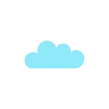 Cloud Icons in trendy flat style isolated. Cloud symbol for your web site design,
