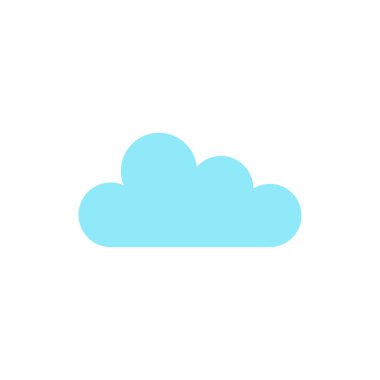 Cloud Icons in trendy flat style isolated. Cloud symbol for your web site design,