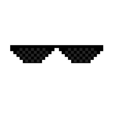 Sunglasses vector design template. Idea for designers. Vector graphics
