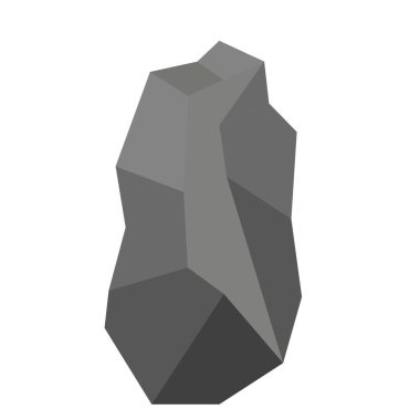 stones in flat style. Rock, stone