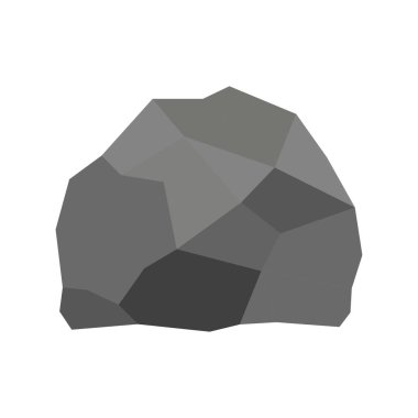 stones in flat style. Rock, stone